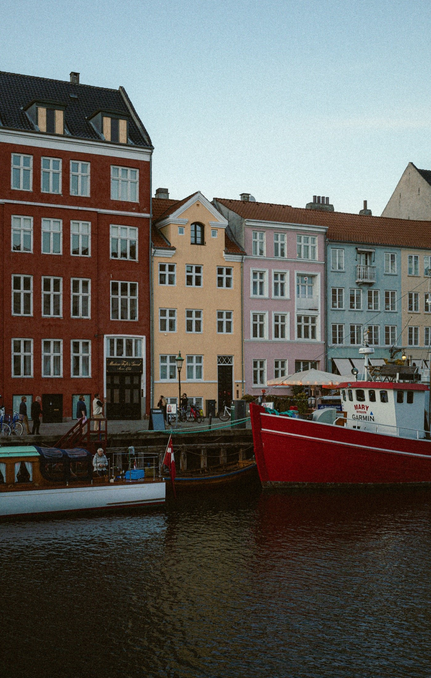 Canal-side buildings in Copenhagen