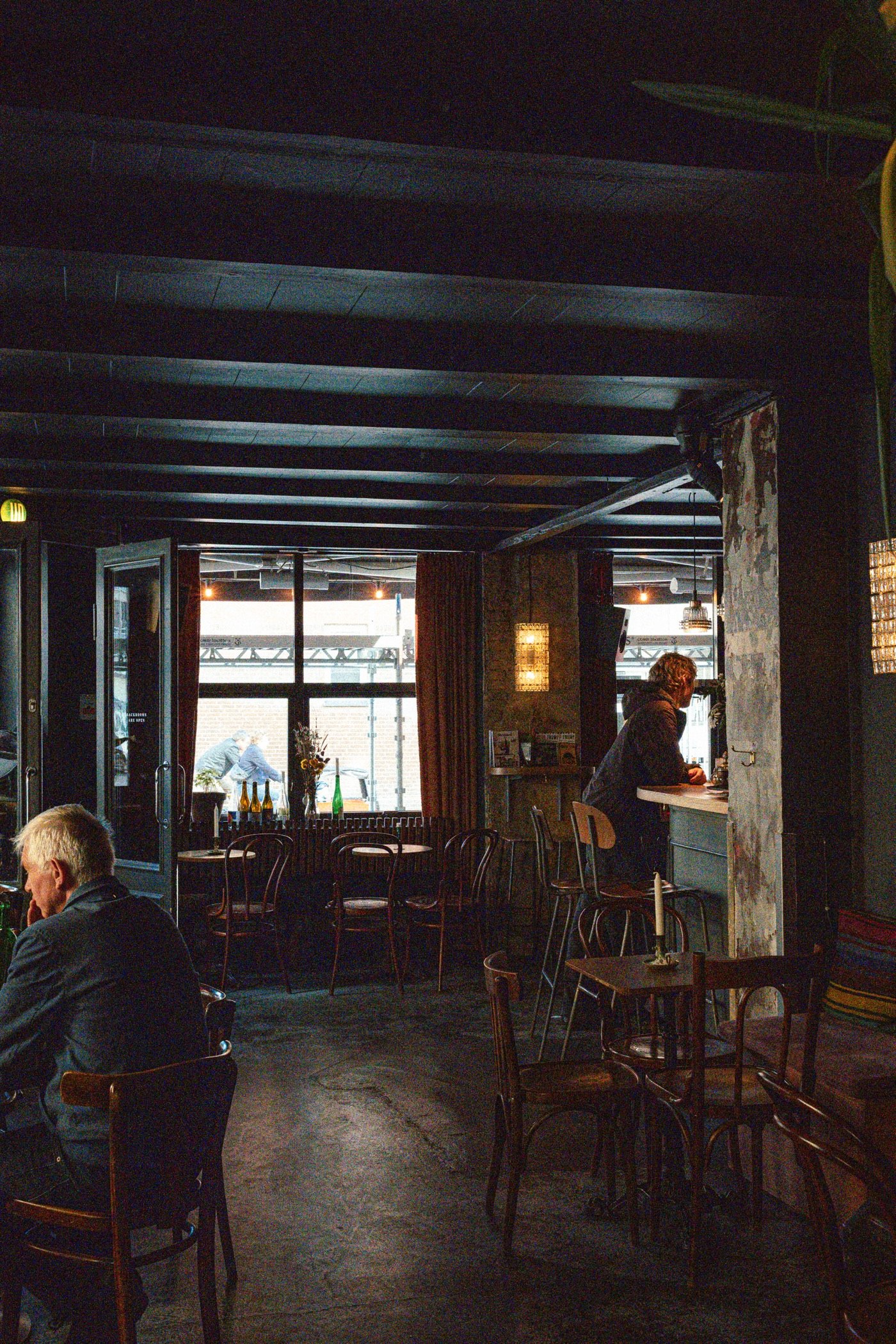 Dimly lit interior in Copenhagen